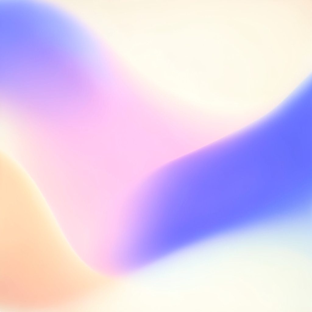 Composition abstraite aux tons crème et vert sauge, ambiance éditoriale douce et organique